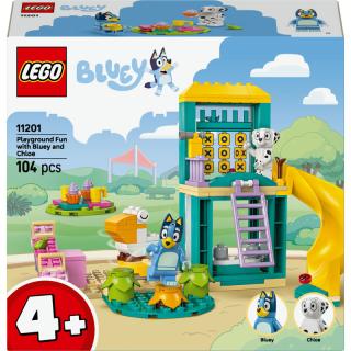 LEGO® Bluey - Bluey és Kloé vidám kalandjai a játszótéren (11201)