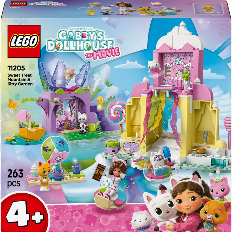 LEGO® Gabby's Dollhouse - Cukorkahegy és cicakert (11205)