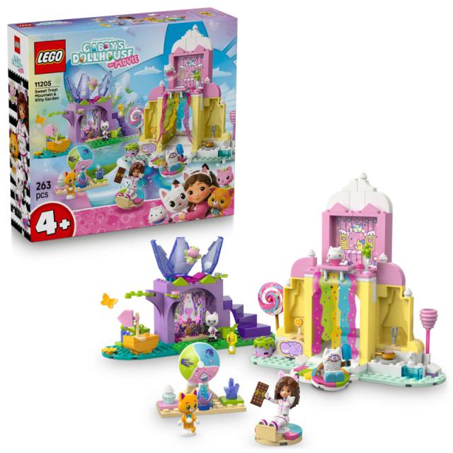 LEGO® Gabby's Dollhouse - Cukorkahegy és cicakert (11205)
