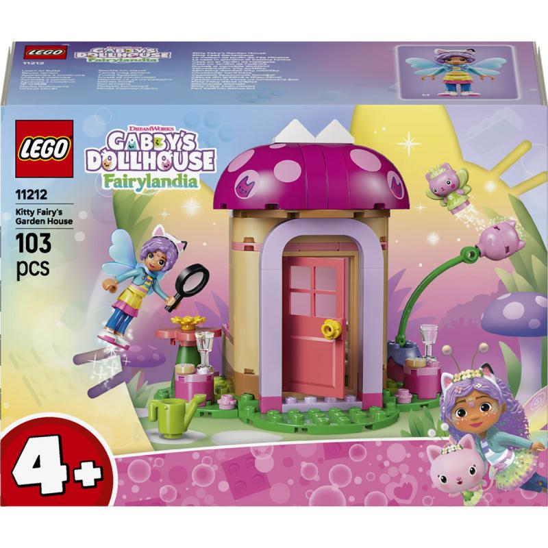 LEGO® Gabby's Dollhouse - Cicatündér kerti háza (11212)