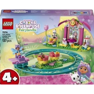 LEGO® Gabby's Dollhouse - Tündéri hullámvasút és teázás (11214)