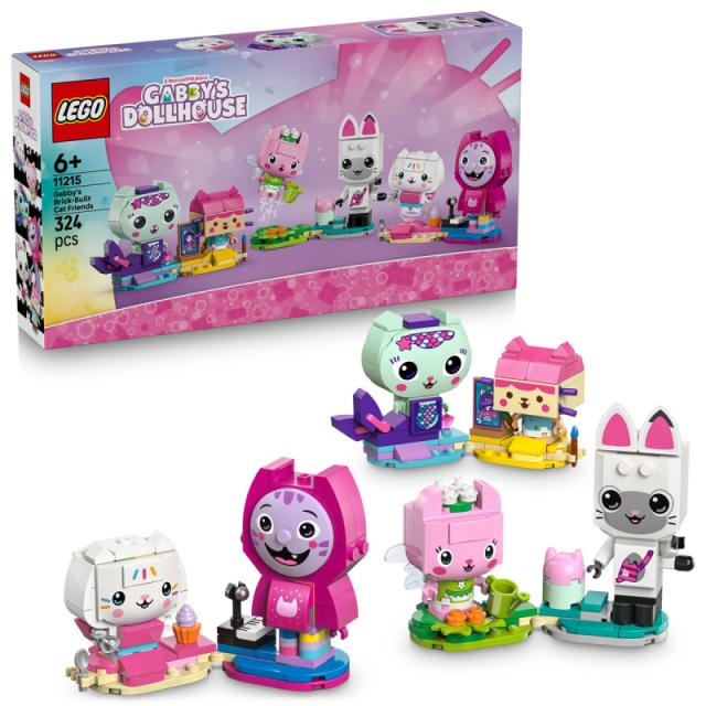 LEGO® Gabby's Dollhouse - Gabi kockákból épült cicabarátai (11215)