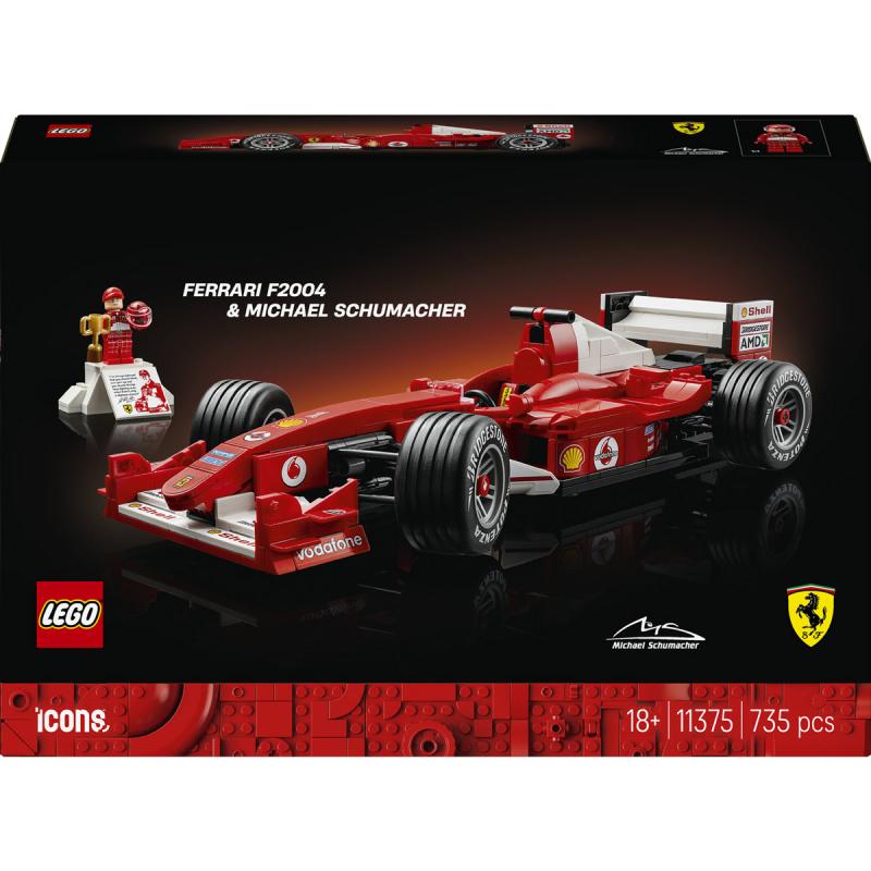 LEGO® Icons - Ferrari F2004 és Michael Schumacher (11375)