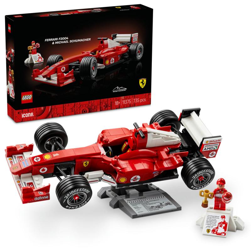 LEGO® Icons - Ferrari F2004 és Michael Schumacher (11375)