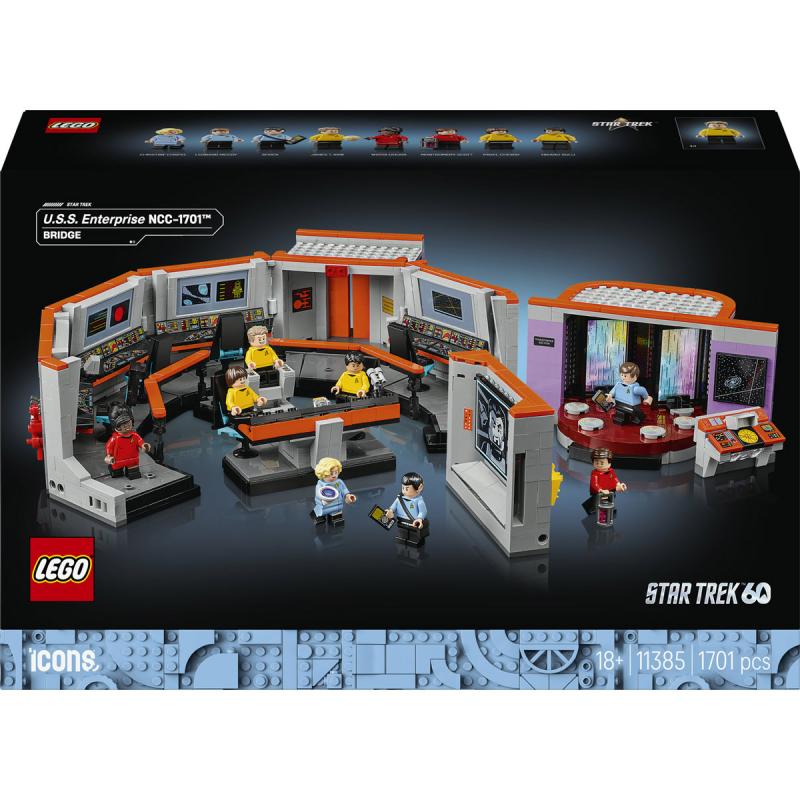 LEGO® Icons - Star Trek: U.S.S. Enterprise NCC-1701™ parancsnoki híd (11385)  
