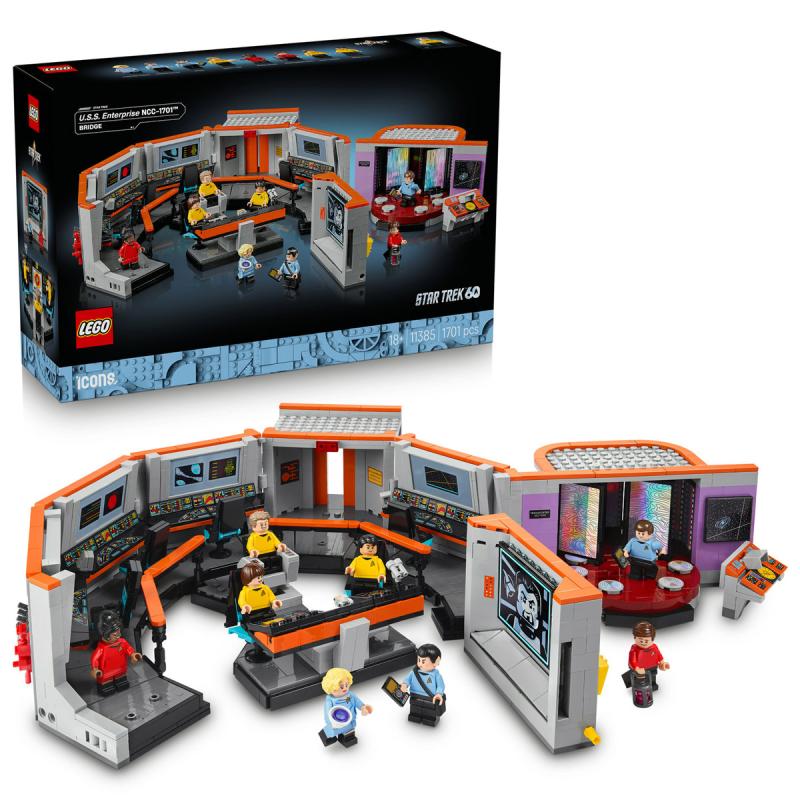 LEGO® Icons - Star Trek: U.S.S. Enterprise NCC-1701™ parancsnoki híd (11385)  