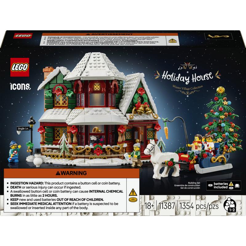 LEGO® Icons - Ünnepi házikó (11387)