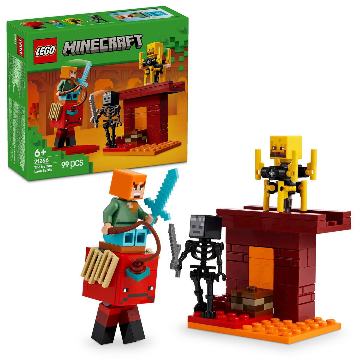 LEGO® Minecraft - Csata az alvilági lávatónál (21266) 