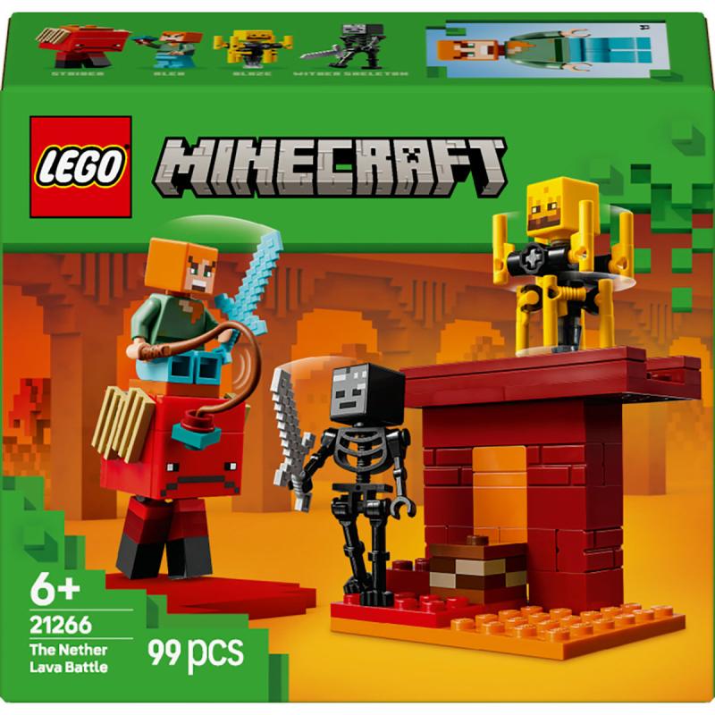 LEGO® Minecraft - Csata az alvilági lávatónál (21266) 