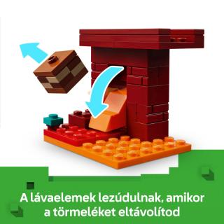 LEGO® Minecraft - Csata az alvilági lávatónál (21266) 