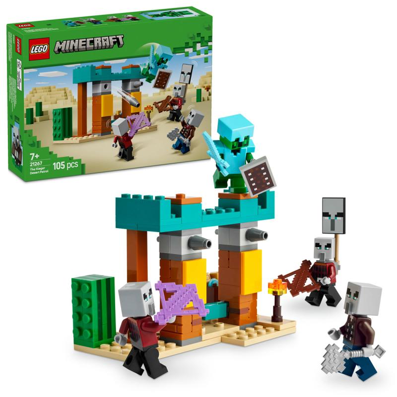 LEGO® Minecraft - Illagerek őrjárata a sivatagban (21267) 