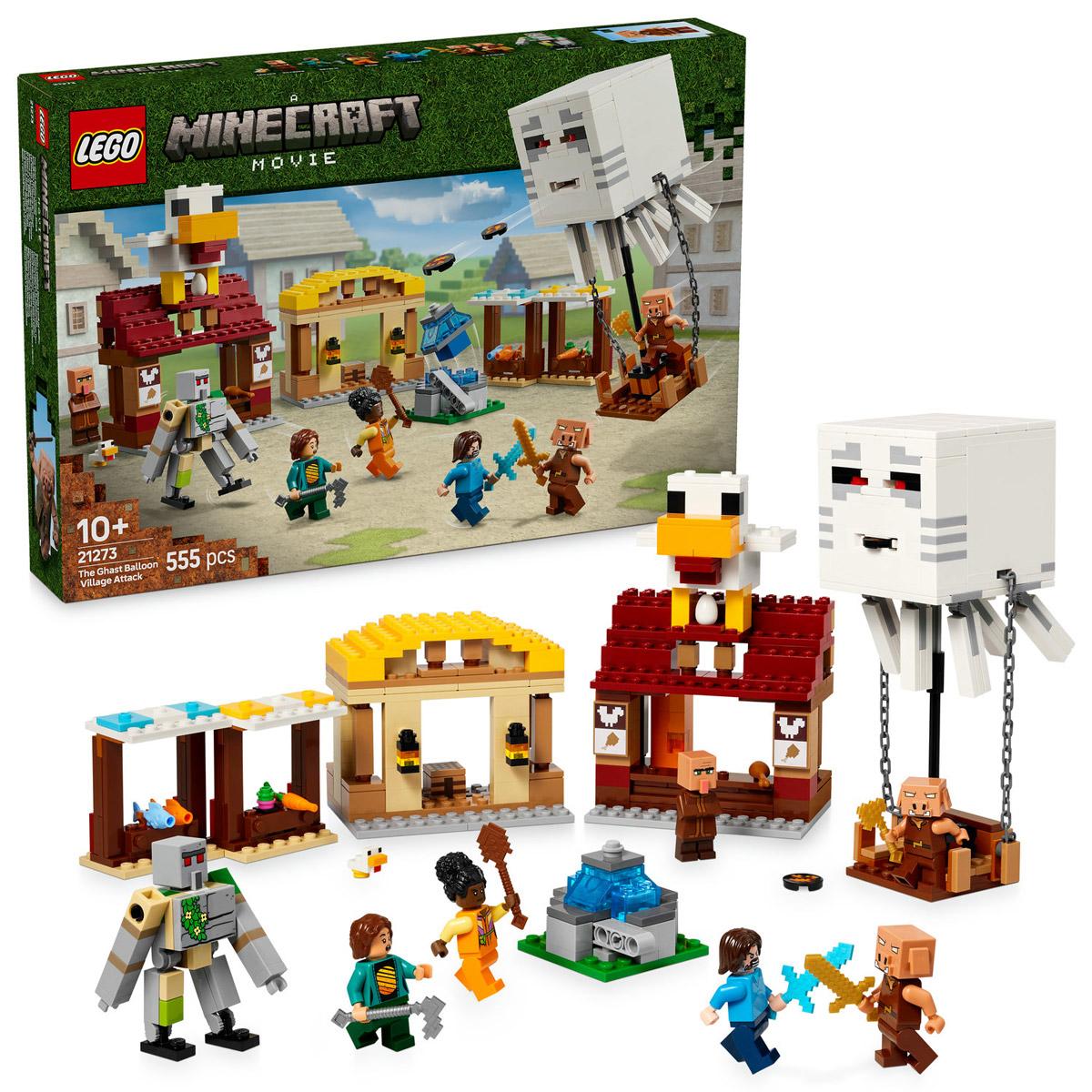 LEGO® Minecraft - A szellemléghajó és falutámadás (21273) 