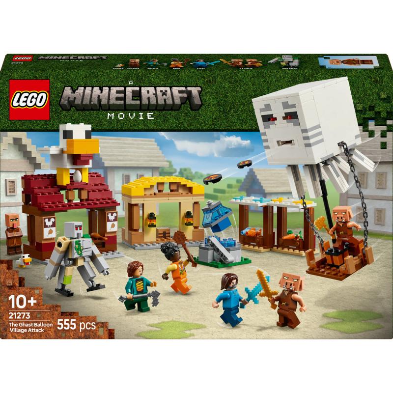 LEGO® Minecraft - A szellemléghajó és falutámadás (21273) 