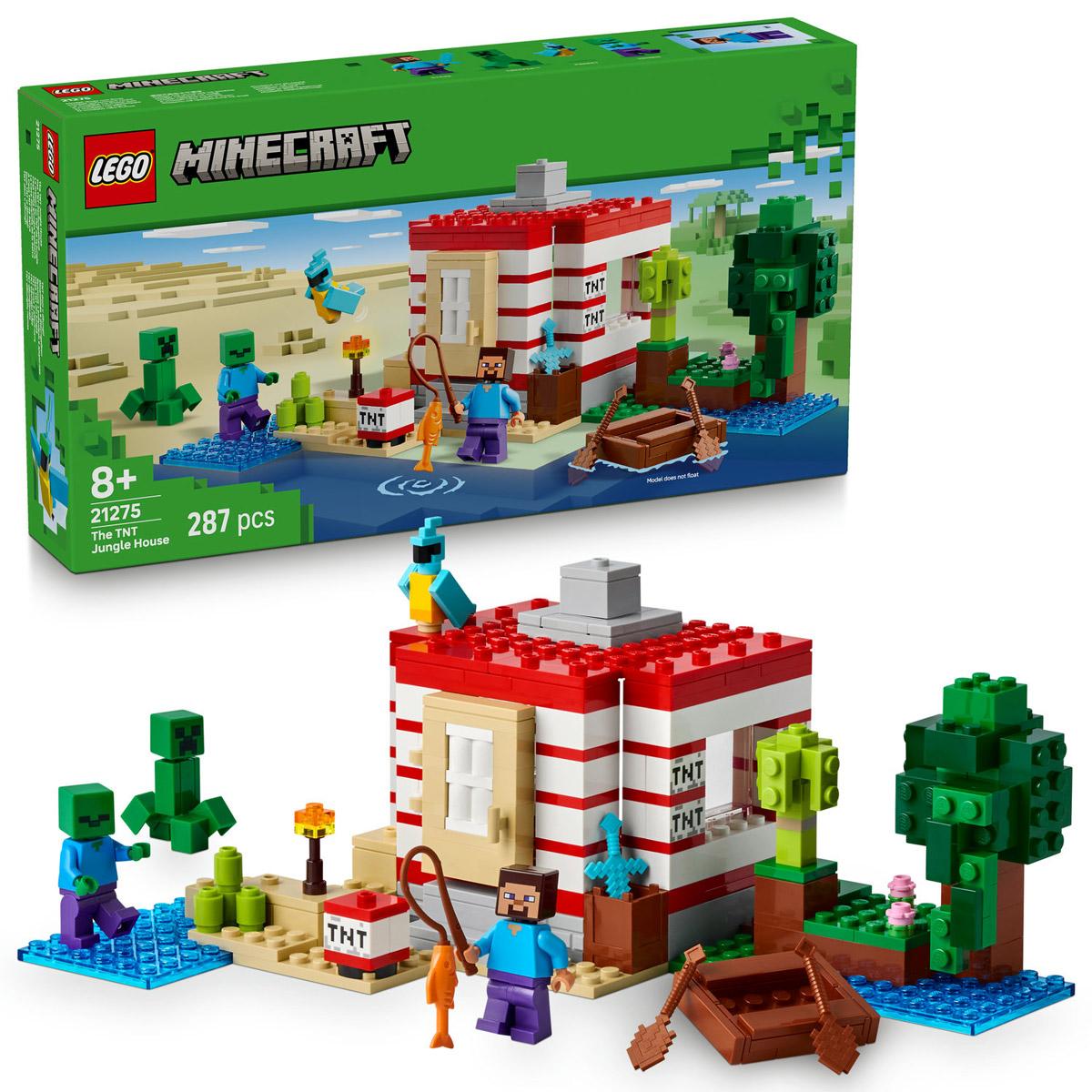 LEGO® Minecraft - Dinamitház a dzsungelben (21275) 