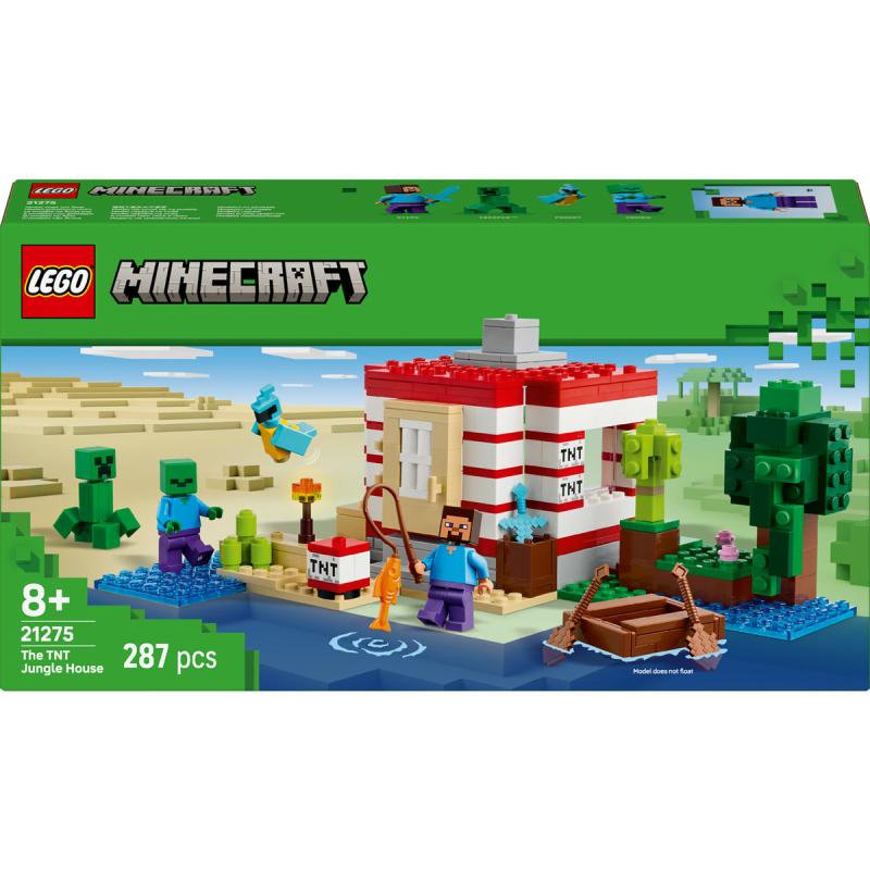 LEGO® Minecraft - Dinamitház a dzsungelben (21275) 