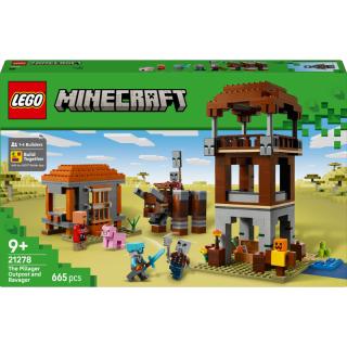 LEGO® Minecraft - A Fosztogató őrtorony és a Romboló (21278) 
