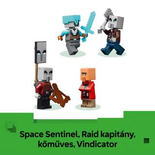 LEGO® Minecraft - A Fosztogató őrtorony és a Romboló (21278) 