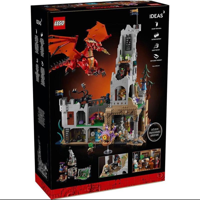 LEGO® Ideas - Dungeons & Dragons: A vörös sárkány meséje (21348)