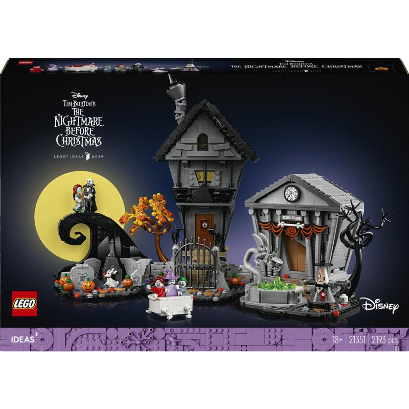 LEGO® Ideas - Disney Tim Burton: Karácsonyi lidércnyomás (21351)