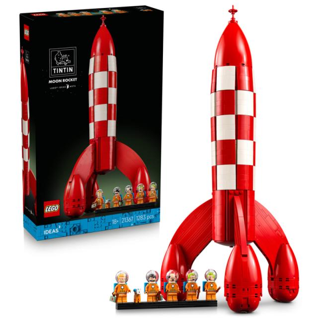 LEGO® Ideas - Tintin® holdrakéta (21367)
