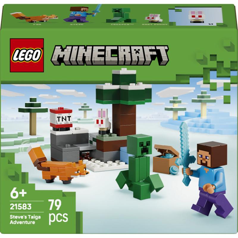 LEGO® Minecraft - Steve tajgai kalandjai (21583)