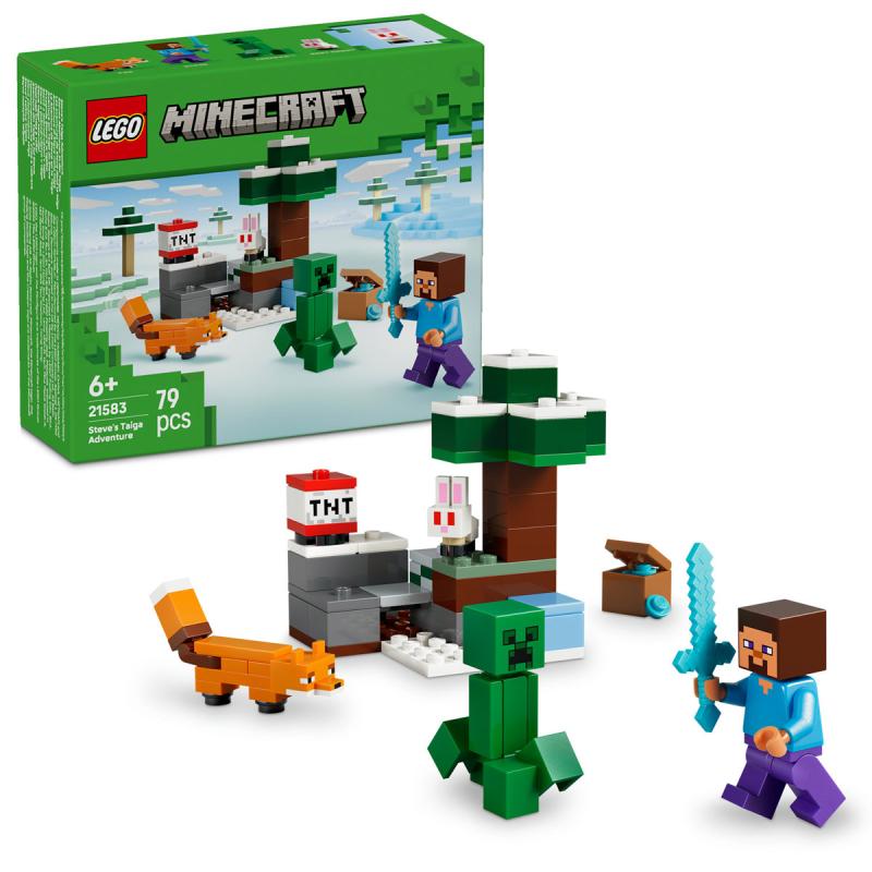 LEGO® Minecraft - Steve tajgai kalandjai (21583)