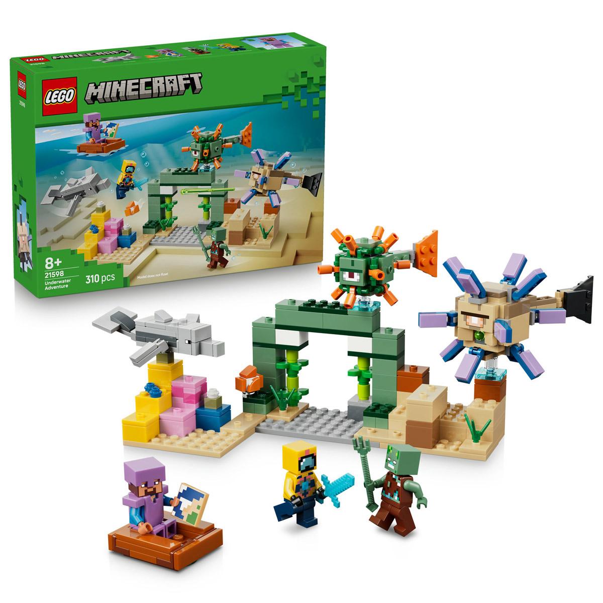 LEGO® Minecraft - Víz alatti kalandok (21598)