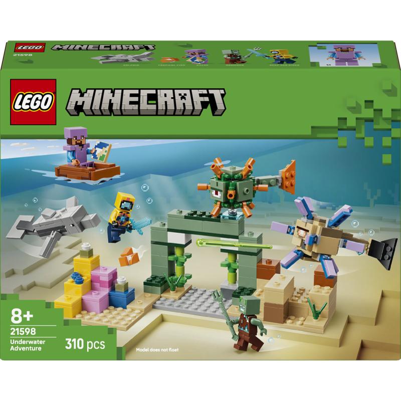 LEGO® Minecraft - Víz alatti kalandok (21598)