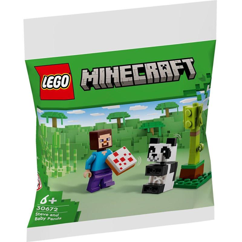 LEGO® Minecraft - Steve és Pandabébi (30672)