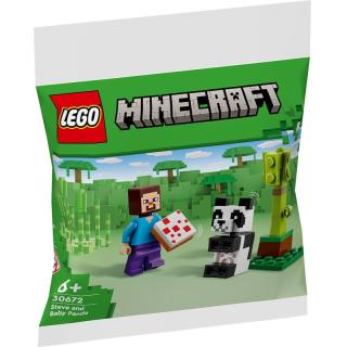 LEGO® Minecraft - Steve és Pandabébi (30672)