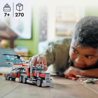 LEGO® Creator 3in1 - Platós teherautó és helikopter (31146)