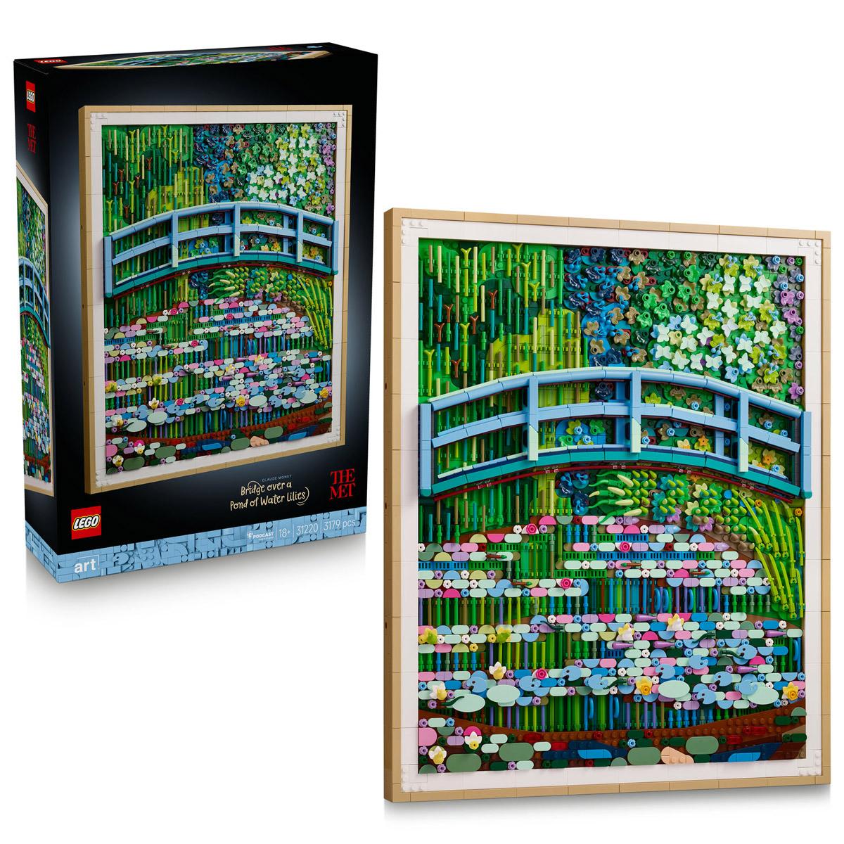 LEGO® Art - Claude Monet – Híd a vízililiomos tó felett (31220)
