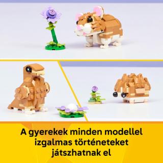 LEGO® Creator - Aranyos hörcsög egy virággal (31376)