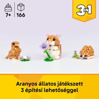 LEGO® Creator - Aranyos hörcsög egy virággal (31376)