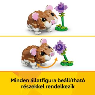 LEGO® Creator - Aranyos hörcsög egy virággal (31376)