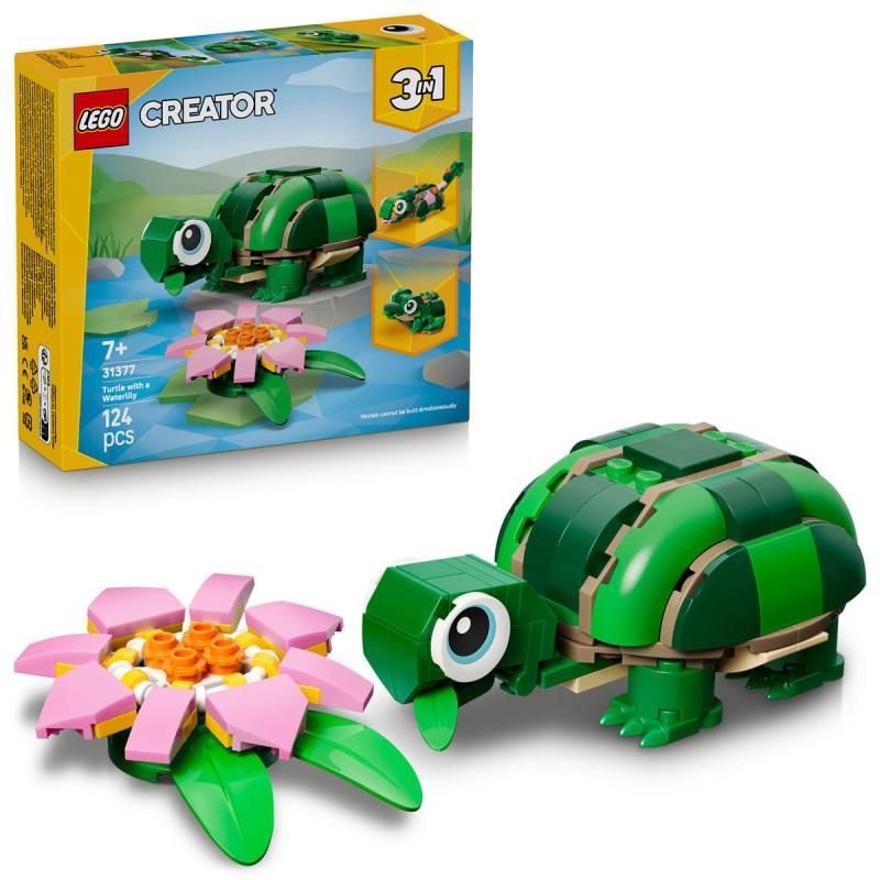 LEGO® Creator - Teknős egy vízililiom-virággal (31377)