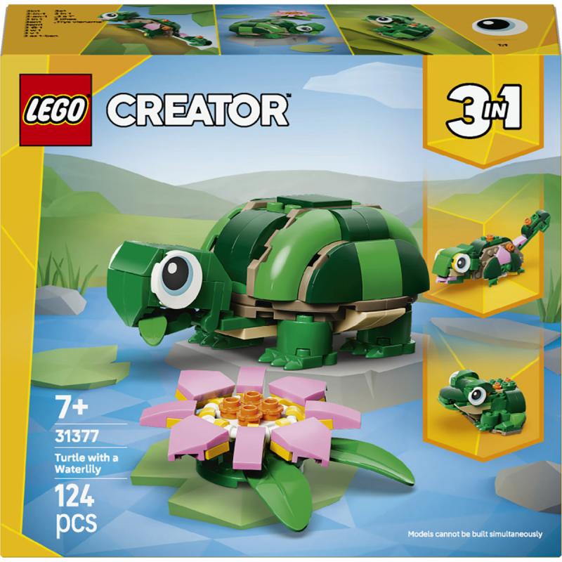 LEGO® Creator - Teknős egy vízililiom-virággal (31377)