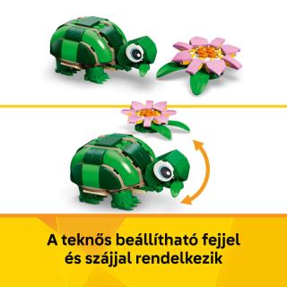 LEGO® Creator - Teknős egy vízililiom-virággal (31377)