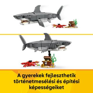 LEGO® Creator - Veszedelmes cápa egy kincsesládával (31381)