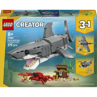 LEGO® Creator - Veszedelmes cápa egy kincsesládával (31381)