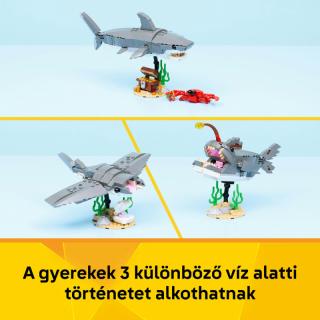 LEGO® Creator - Veszedelmes cápa egy kincsesládával (31381)