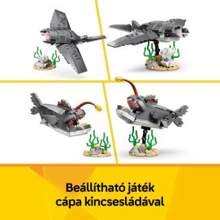 LEGO® Creator - Veszedelmes cápa egy kincsesládával (31381)