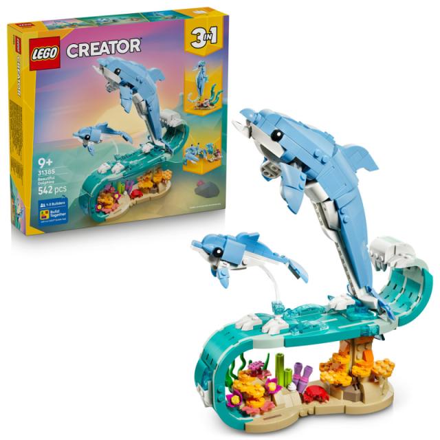 LEGO® Creator - Tengeri állatok: Csodálatos delfinek (31385)
