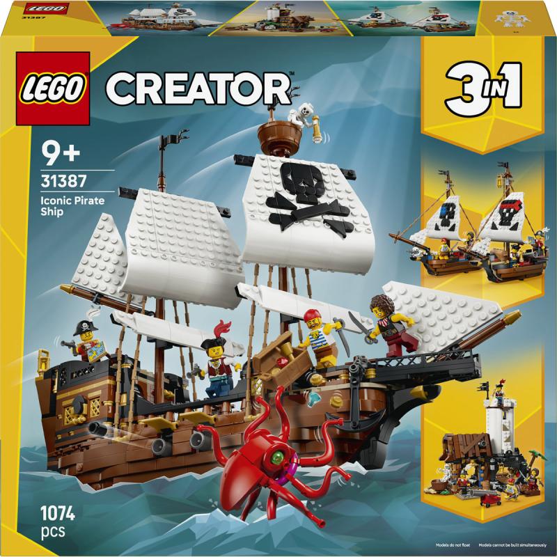 LEGO® Creator 3in1 - Ikonikus kalózhajó (31387)