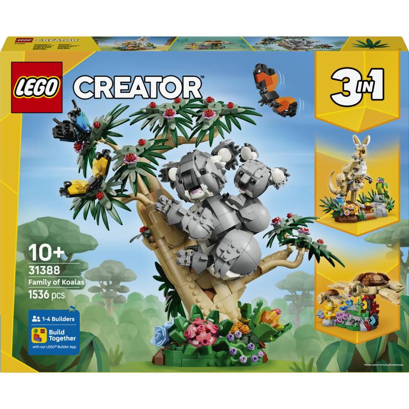 LEGO® Creator 3in1 - Vadállatok: Koalacsalád (31388) 