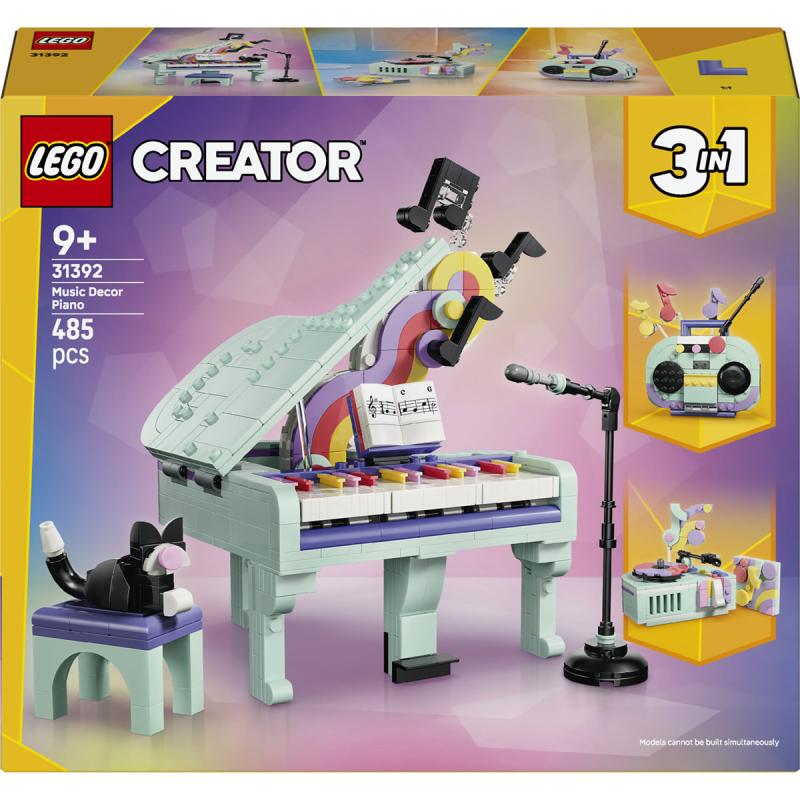 LEGO® Creator 3in1 - Zenés dekoráció cicával (31392) 