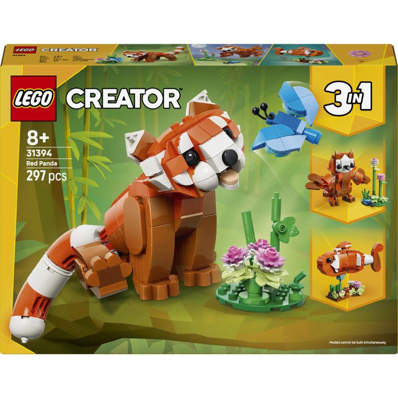 LEGO® Creator 3in1 - Aranyos állatok: Vörös macskamedve (31394) 