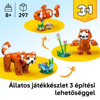LEGO® Creator 3in1 - Aranyos állatok: Vörös macskamedve (31394) 