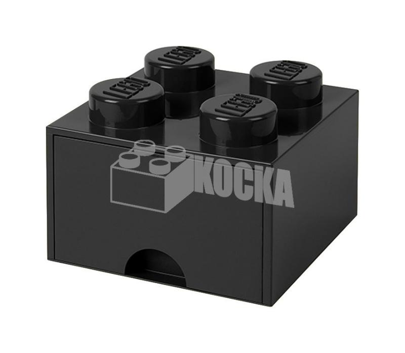 LEGO® tároló - Fekete, nagy, egy fiókos, 2x2 (40051733)