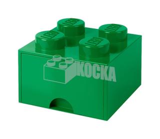 LEGO® tároló - Zöld, nagy, egy fiókos, 2x2 (40051734)